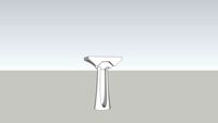 K-2362-1 Cimarron(R) Pedestal bathroom sink with single faucet hole
