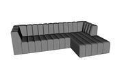 86592 Corner Sofa Jessy Titanium Right