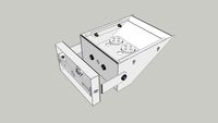 AR+CARIBE+ARTICULADA+LED+110X61X188MM ACEND