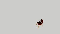 Red Chair / Chaise reception rouge et or/design chair