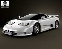 Bugatti EB110 1991 3D Model