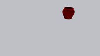 Agean Ceramic Planter Red