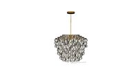 CB2 Teardrop Capiz Chandelier