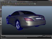 MercedesBenz SL Class 2012 3D Model