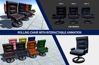 Rolling Chair With Interactable Animation