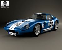 Shelby Cobra Daytona 1964 3D Model