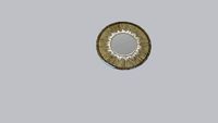 Buru Mirror Nat Cream Wrapped Seagrass