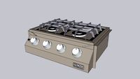 Rangetop Embutir 4 Bocas -STRONGRILL
