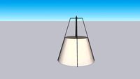 CONICAL 30' DRUM PENDANT - Rejuvenation