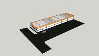 Airport hangar for small aircrafts