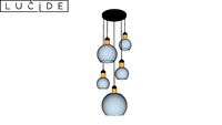 Lucide JULIUS - Pendant light - 5xE27 - Smoke Grey