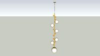90010/6 Pendente Aliança 6 lâmpadas por Karen Mazzo Usina Design