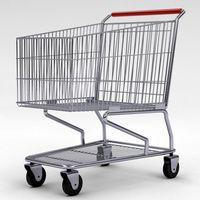 Shopping Cart 3D Model