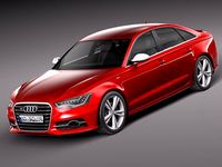 Audi S6 2013 3D Model