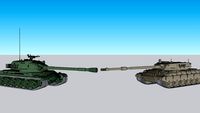 Model tank WZ-114 / Progetto C50 mod. 66