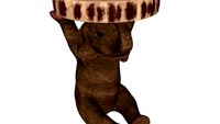 78893 Side Table Animal Elefant 35cm