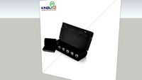 Đèn Led Ray Nam Châm CNR 6W Đen