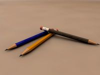 Pencils 3D Model