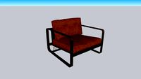 SILLON METALICO Y PIEL AHSAPEK E50