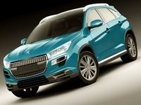 Peugeot 4008 3D Model
