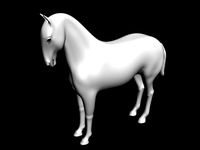 Horse 3D Model