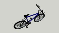 Casual man on bicycle