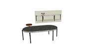 MKT Denver coffee table - marble