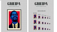 QUADROS DECORATIVOS RETRATO MALCOLM X HELTON MATTEI