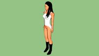 Mannequin Fery bourdot TOS Klingon Femme Michael burnham cheveux longs