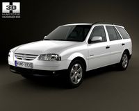 Volkswagen Parati 2012 3D Model