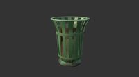 Used Park Bin - Lowpoly PBR