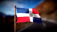 Flag of Dominican Republic - Wind Animated Loop