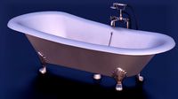 BATH TUB GAME READY LOW POLY
