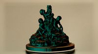 BRNO FOUNTAIN STATUE 3D MODEL GAME READY