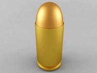 9x18 Makarov Cartridge 3D Model