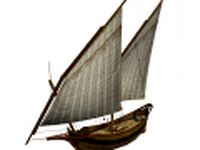 Fishing sailboat 3D Model