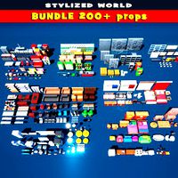 Stylized Interior Props Bundle