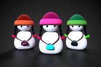 Cute Little Snow Girl (FREE)