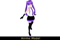 【Original】Anime Character : Idol:DarkFuuka (V2 / Contain VRM)