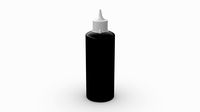 Hydrogen peroxide plastic bottle