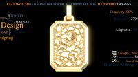 Jewelry. Men's Scorpio Zodiac Pendant