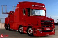 3D Scania S730T Omars Recovery Truck Model