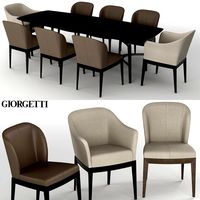 Giorgetti conference table and chair (335058)