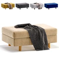 Pouf Amer Velvet Beige 5 Colors Version (334858)