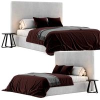 Bed Meridiani Stone Plus (334580)