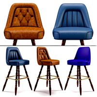 Richardson Seating's Bar Stool set 3 (334559)