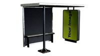 Small Bus Stop Shelter (332929)