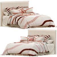 Adairs Sunburst Chenille Dusty Peach Quilt Cover bed (332726)