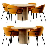 Pedrali jazz dining table and chair (332548)