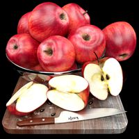 Bowl of red apples (331306)